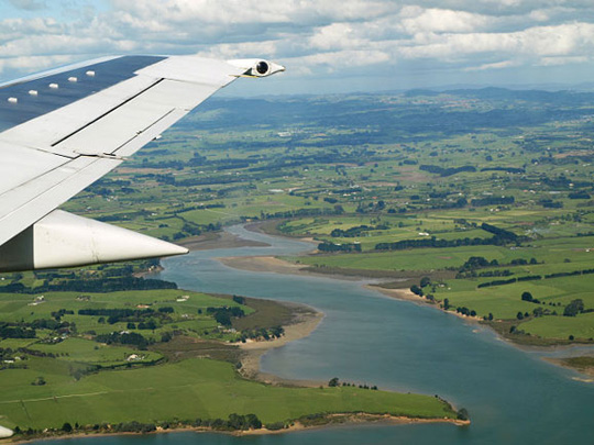 空中俯瞰新西兰 皇后镇将增迷你机场