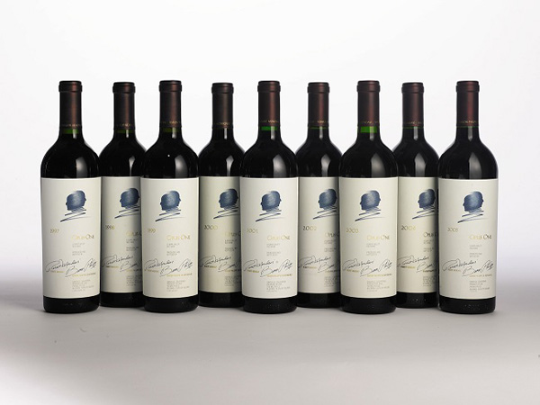 中国买家16.5万美金买下百箱Opus One葡萄酒