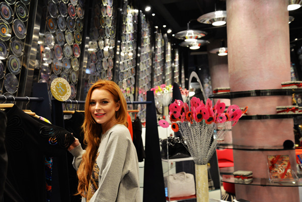 国际明星Lindsay Lohan 造访上海10 Corso Como