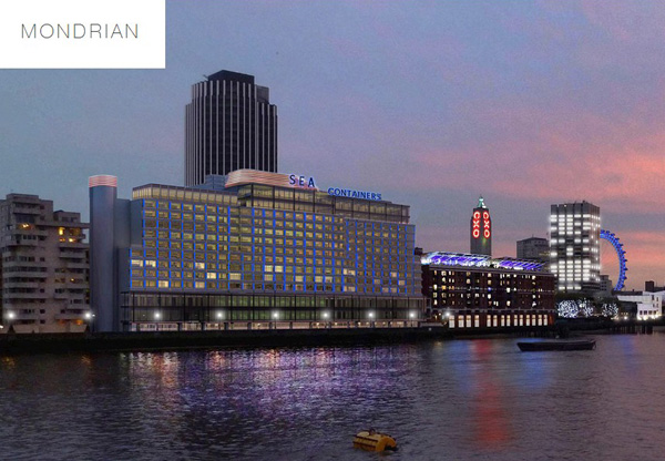 Mondrian London 酒店即将于泰晤士河畔开幕