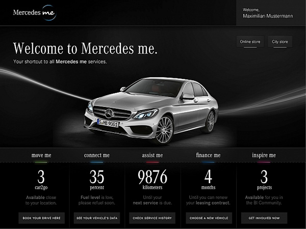 奔驰发布新服务品牌「Mercedes me」