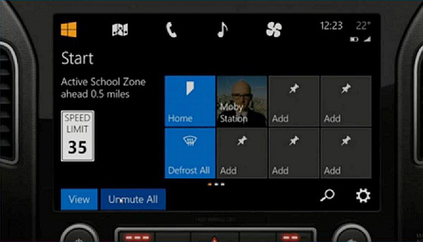  微软发布新一代Windows车载娱乐系统 