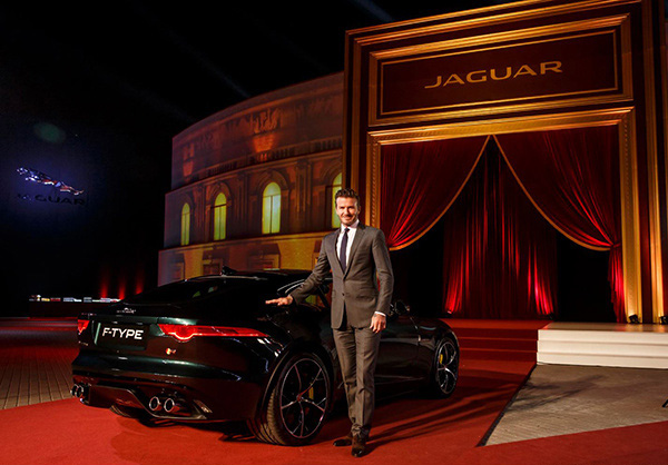 Jaguar 与贝克汉姆联袂携手震撼北京车展
