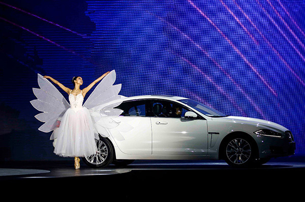 Jaguar 与贝克汉姆联袂携手震撼北京车展