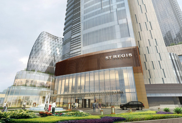 成都瑞吉酒店宣布将于2014年7月揭幕