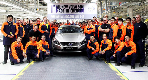 中国造Volvo S60L明年起将于美国上市销售