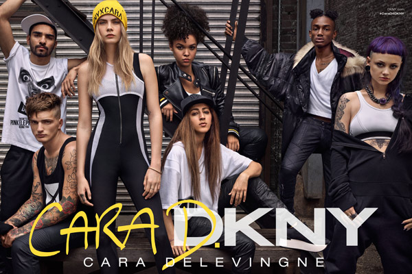 Cara Delevingne 与DKNY合作系列