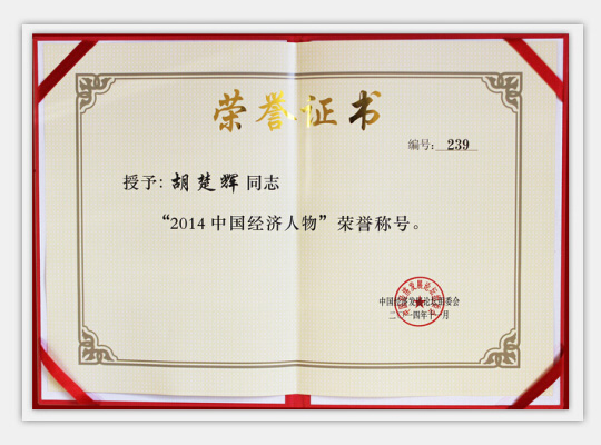 香港凯福珠宝集团主席胡楚辉被授予“2014中国经济人物” 