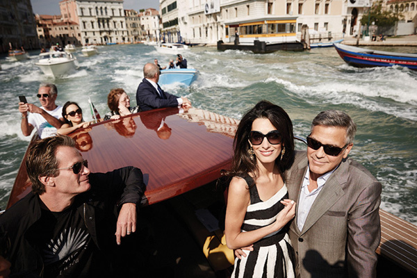 George Clooney 婚礼现场照片完整公开