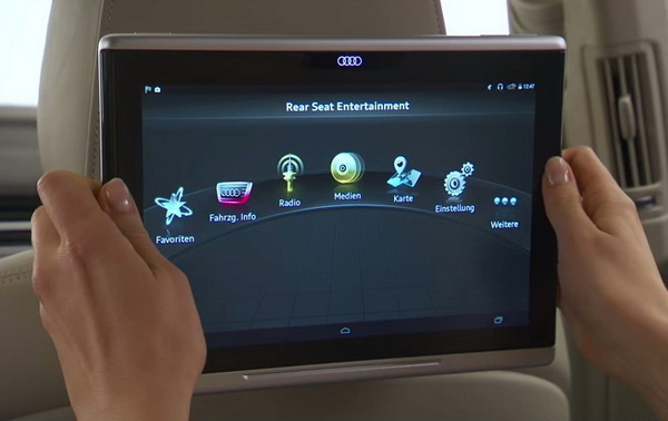 AUDI 针对Q7发表全新车用平板系统