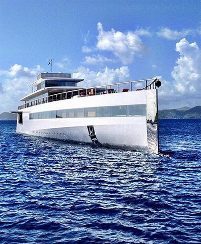 乔布斯1.2亿美元游艇现身加勒比海