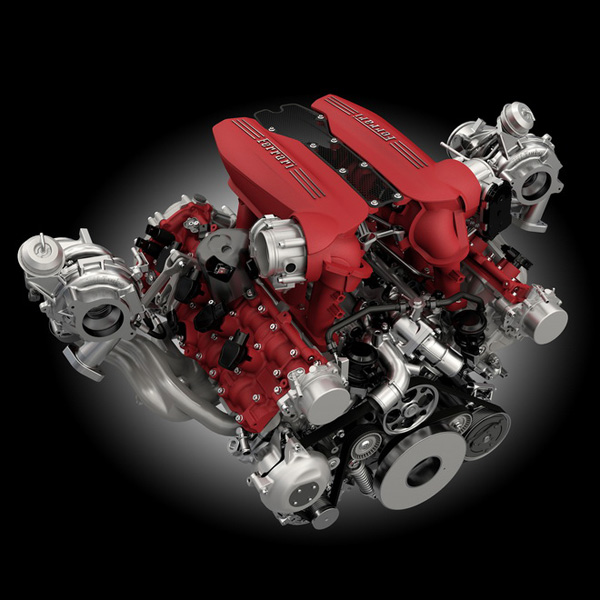 法拉利488 GTB官图发布 搭载V8双涡轮引擎