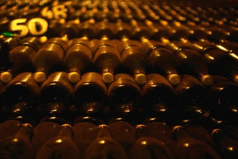 “世界香槟之都”埃培涅的香槟酒窖。