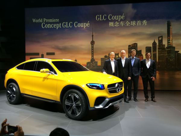 奔驰Concept GLC Coupe 概念车全球首秀