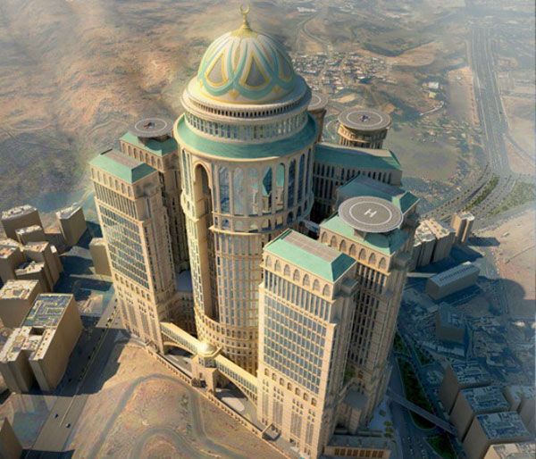 全球最大酒店Abraj Kudai将在圣城麦加崛起
