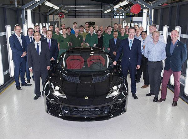 Lotus Evora 400 车型正式投入生产阶段