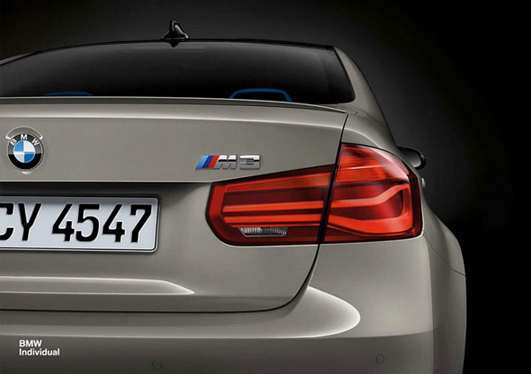 BMW Individual推出双色内装特仕版M3