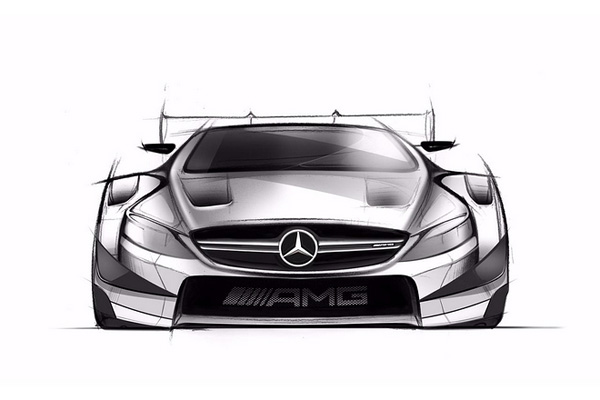 奔驰发布新一代DTM C-Class 赛车草图
