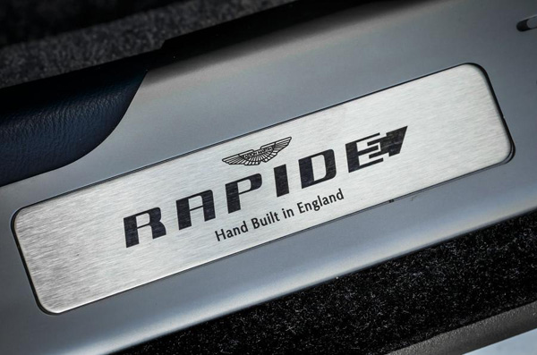阿斯顿·马丁发布RapideE 纯电动车型