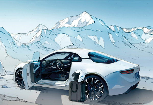 雷诺发布Alpine Vision概念车 量产车年底问世