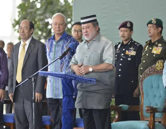 马来西亚总理纳吉布在森林城市全球开放盛典上致辞