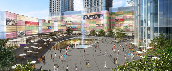 PLP建筑事务所公布佛山新城苏宁广场总规划设计