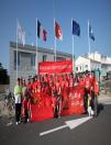 法兰西大地上的中国红色骑士——开元环法自行车队完成第一阶段骑行