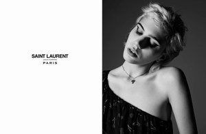 Julia Cumming 代言Saint Laurent（圣罗兰）2015春夏大片