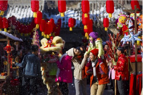 长城庙会过大年，古北水镇带你体验传统老北京年俗