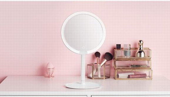 小米发布新品米家LED化妆镜，Ra92高显色、三挡亮度可调