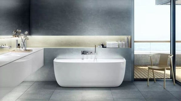 卫浴品牌VICTORIA + ALBERT：火山石灰岩浴缸，坚如磐石品质超凡