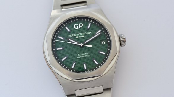 翠绿桂冠——Girard-Perregaux芝柏Laureato系列42mm绿盘腕表