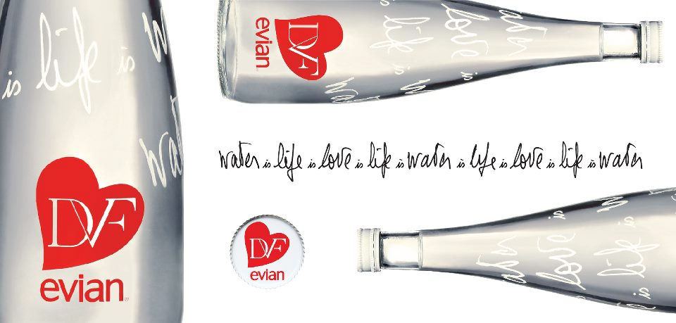 2013依云“云沁瓶”DVF限量版纪念瓶温馨上市