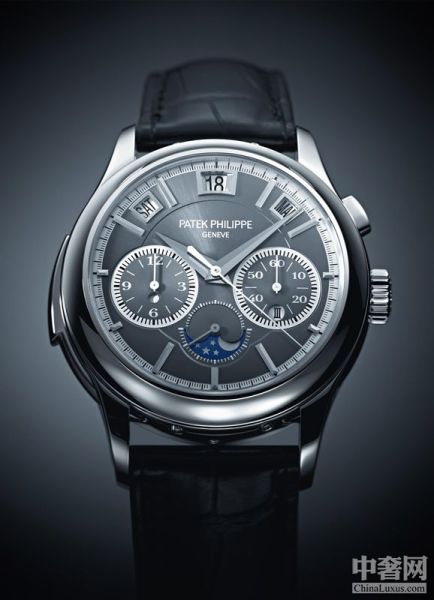 百达翡丽(PATEK PHILIPPE)Ref.5208P计时万年历三问腕表