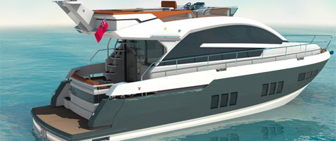 Fairline 发布全新Squadron 50飞桥游艇