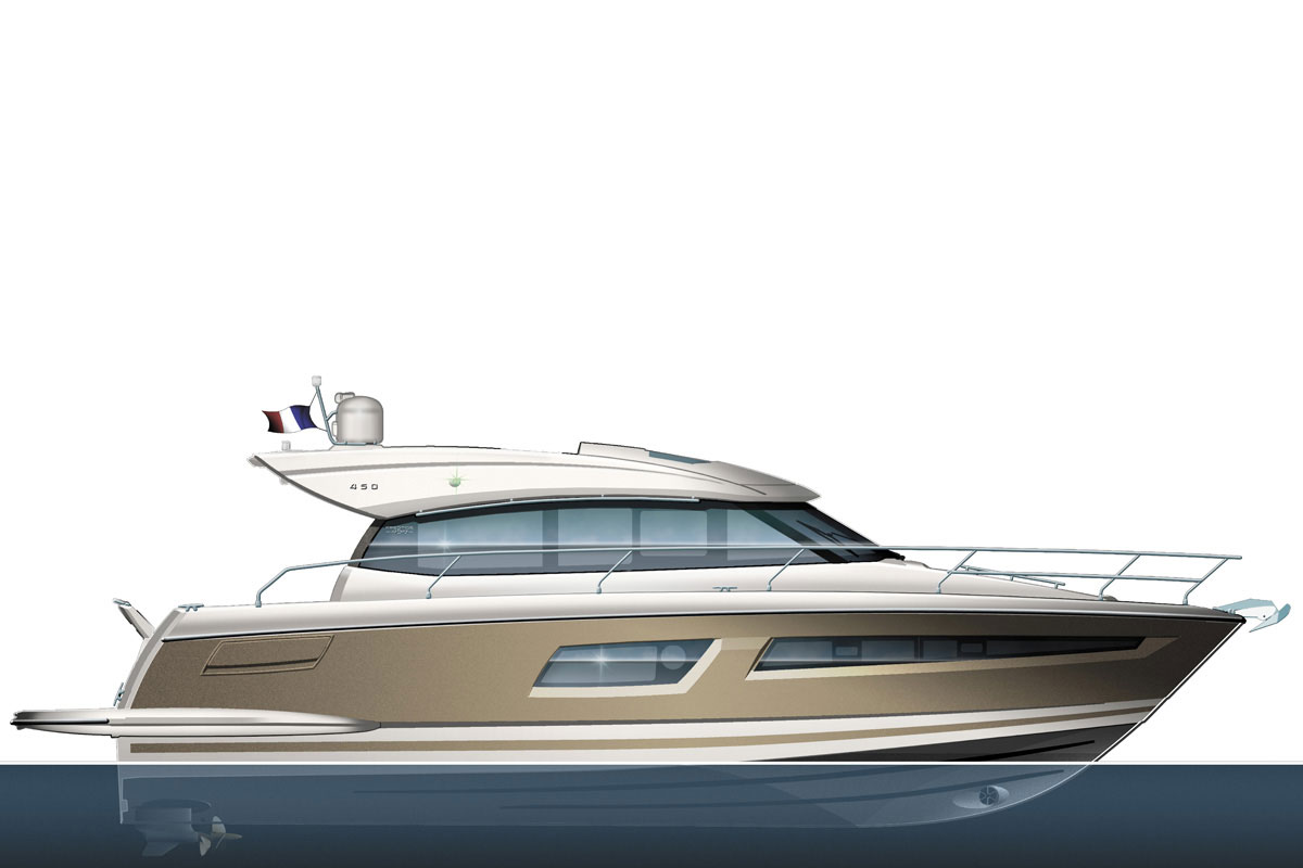 Jeanneau亚诺品牌将于2013年春发布Prestige 450S游艇