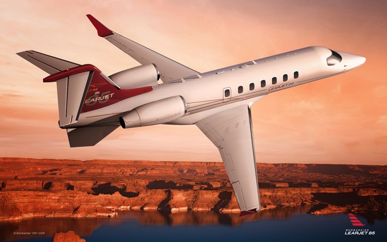 庞巴迪Bombardier 全新商务喷气机里尔85(Learjet 85)