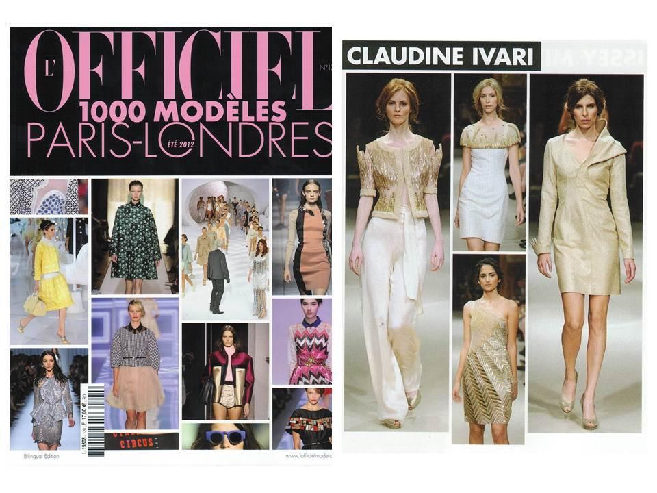 Claudine Ivari高级女装时尚屋无与伦比的纯法国制造