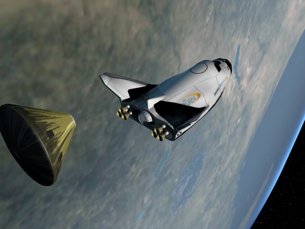 追梦者Dream Chaser太空飞机是NASA航天飞机的缩小版