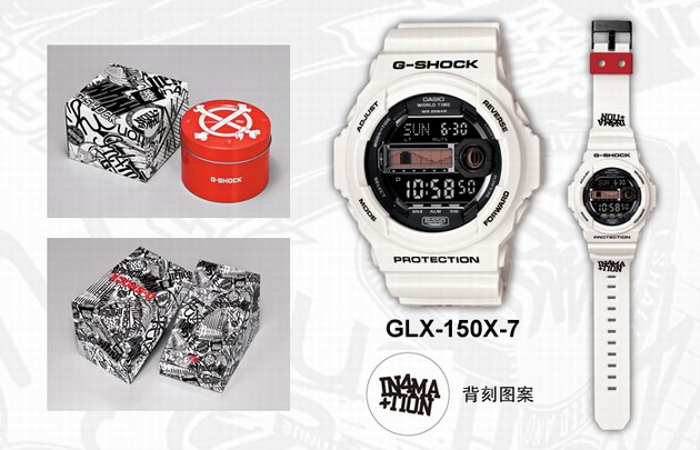 G-SHOCK & IN4MATION再次联名冲浪腕表GLX-150X-7