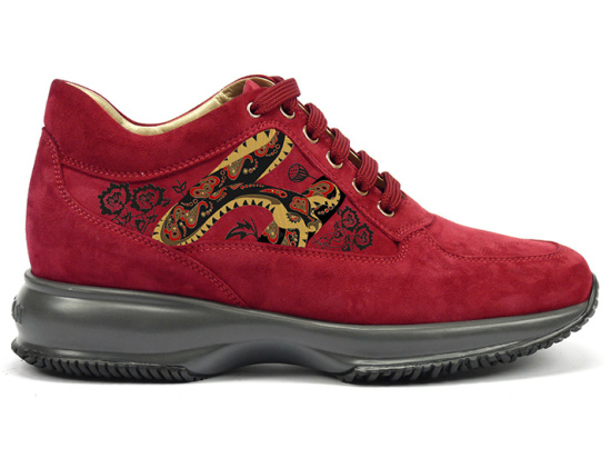 HOGAN特别推出2013蛇年中国风限量版鞋履及手袋
