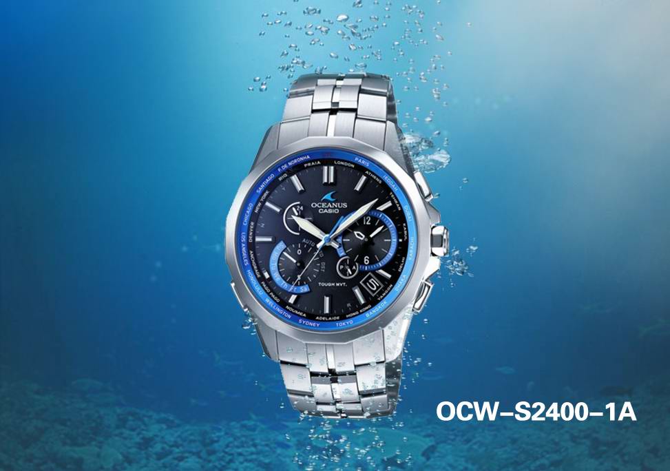 OCW-S2400-7A腕表，卡西欧OCEANUS海神再添新旗舰