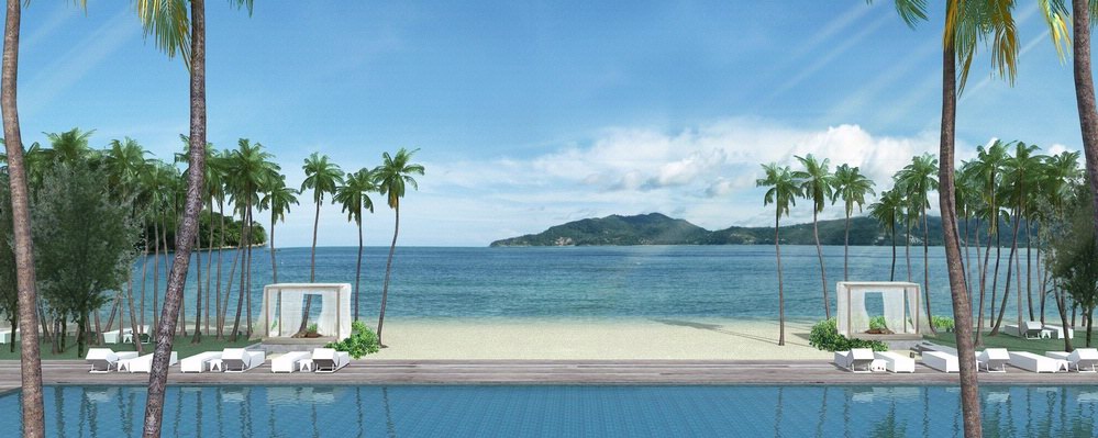 普吉瑰丽酒店(Rosewood Phuket) -  滩畔泳池
