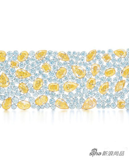 Tiffany & Co。蒂芙尼黄钻手链的“骄阳之舞”