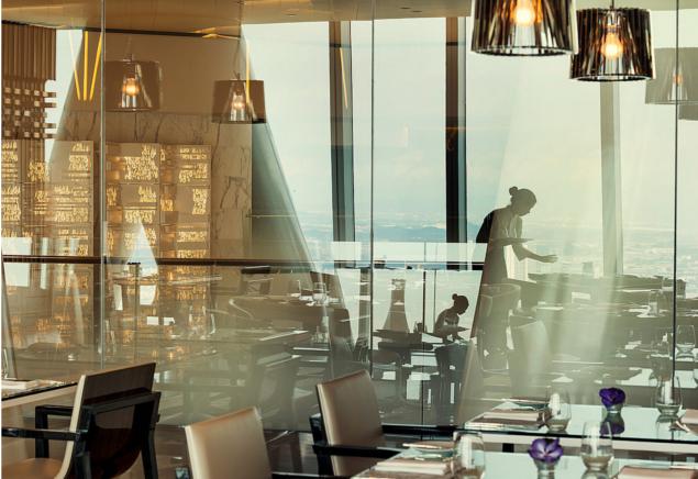 广州四季酒店位于72层的全天候餐厅－“意珍”将为您带来不一样的意式美食之旅