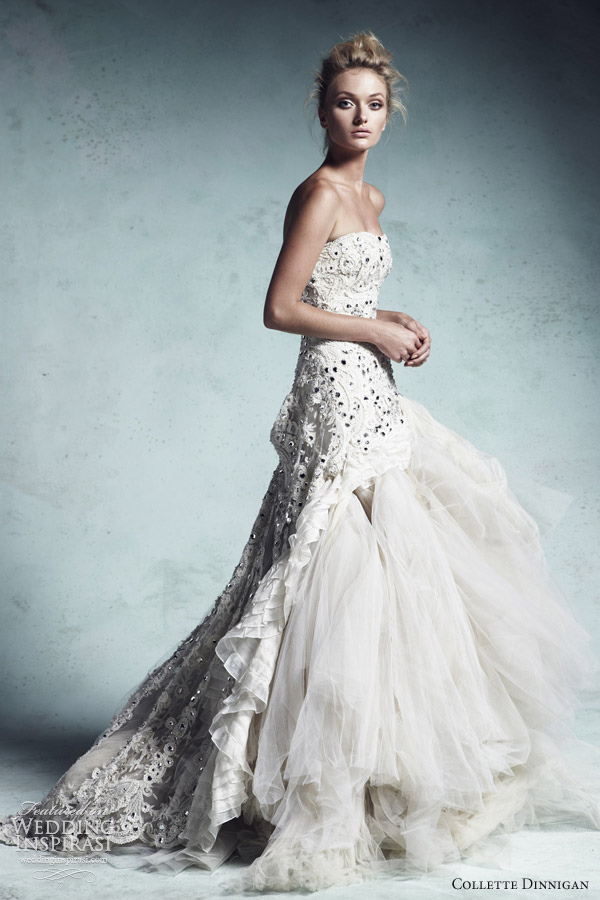 collette dinnigan 2013 bridal couture wedding dress crystal queen