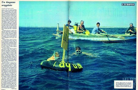 在上世纪50年代马奥卡便下潜到40米