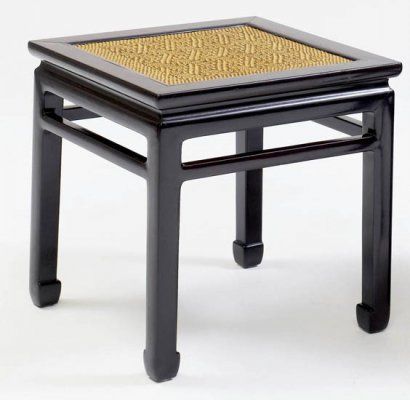 清代十八世纪紫檀四方凳