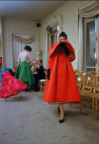 1954年Balenciaga先生的时装发布会