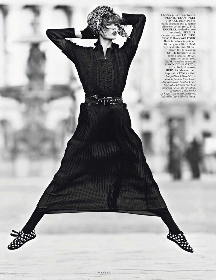 Karlie Kloss《Vogue》法国版2013年3月号